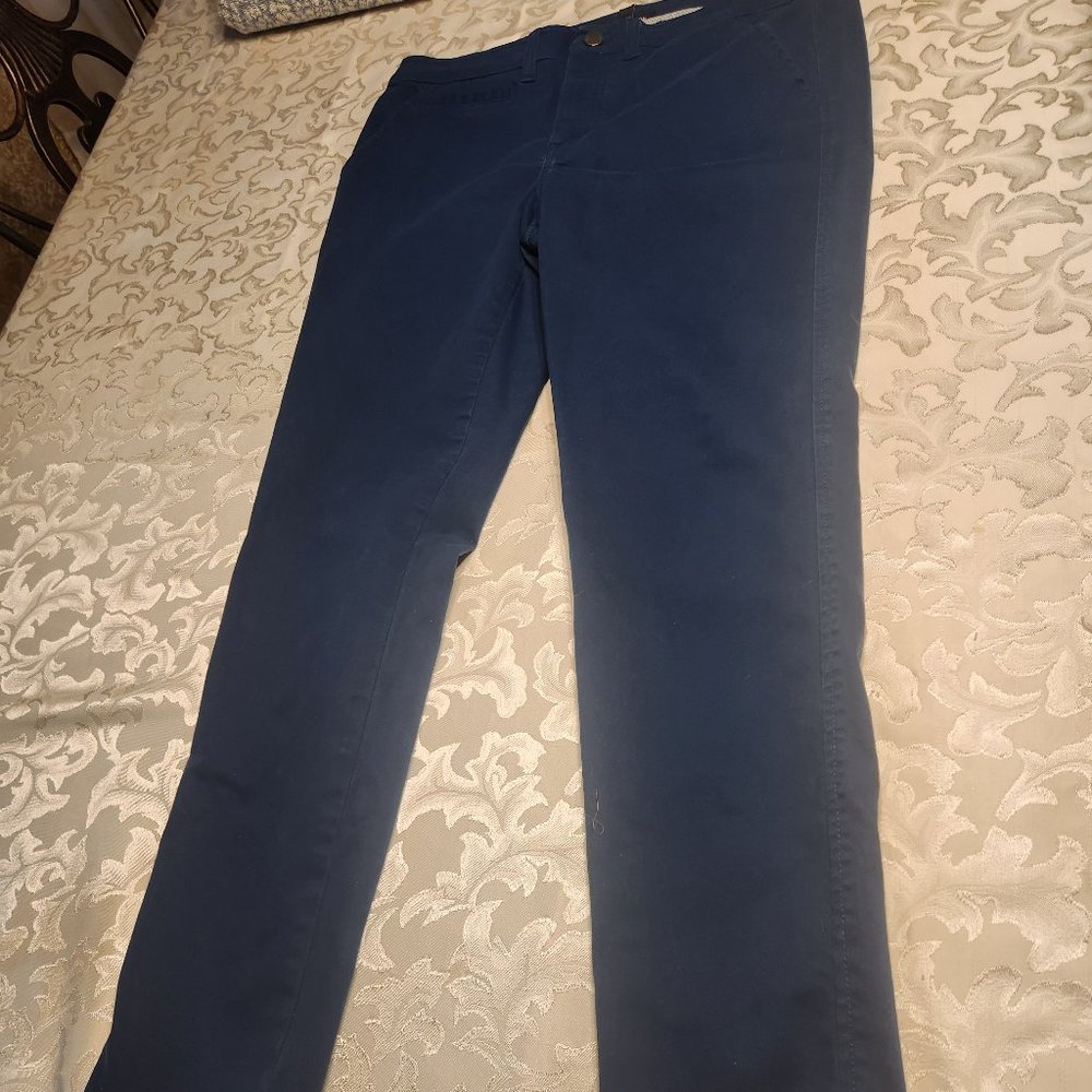 Rosabel Mid Rise Skinny Cuffed Pant